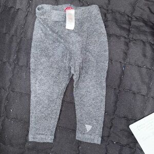 Guess baby girl grey leggings size 12 months